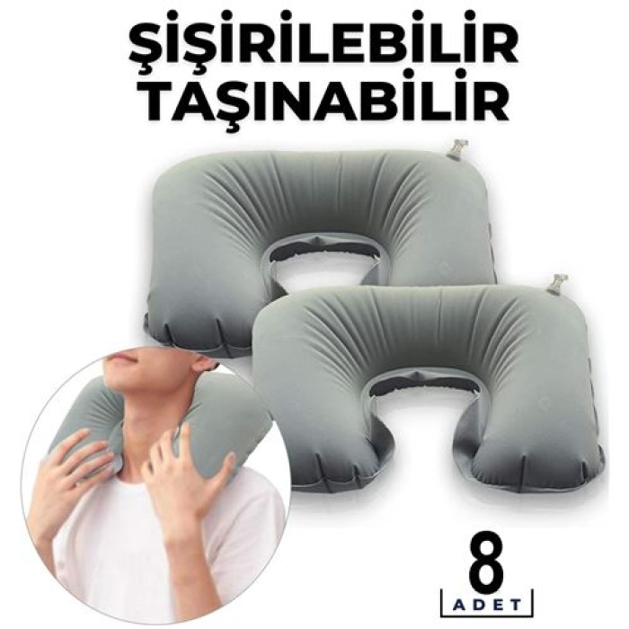 Turk 8 ADET Taşınabilir Boyun Uyku Yastığı   Aile Paketi Balvanera Design 718659 Toptan Paket