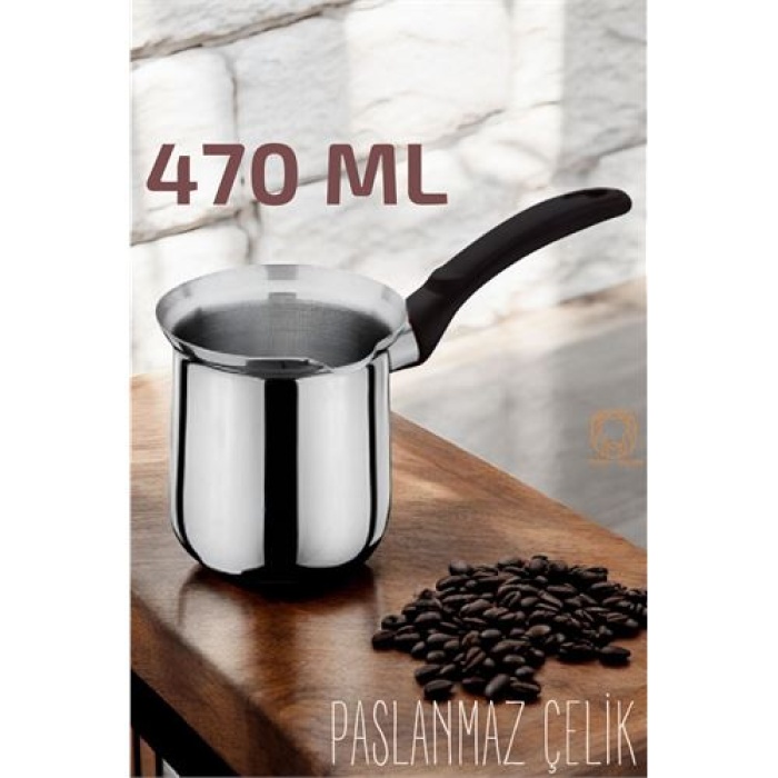 Turk Paslanmaz Çelik Cezve 470 ml