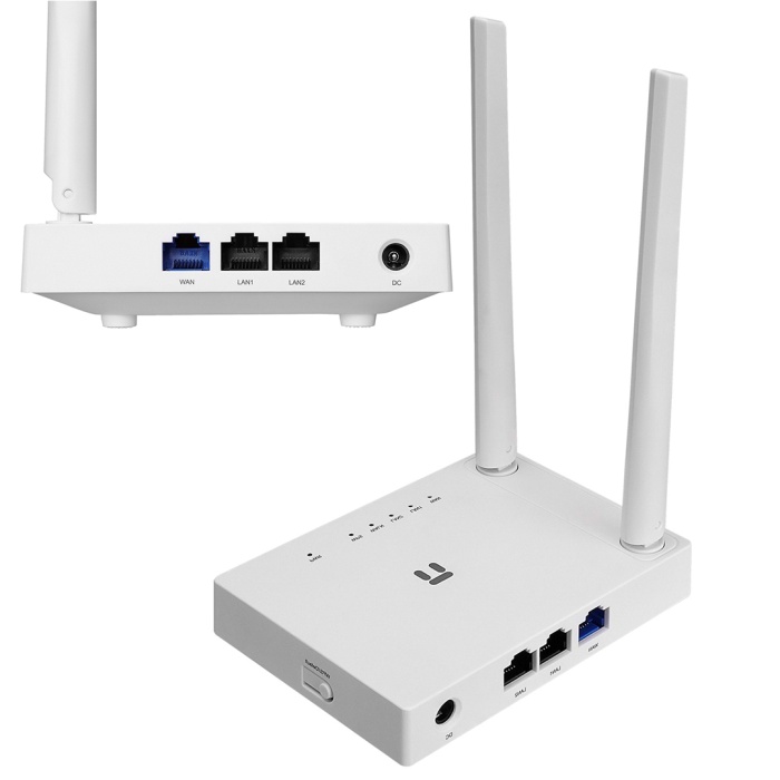 300MBPS 2.4GHZ 1*WAN+2*LAN 2*5DBI ANTEN AP+REPEATER+WISP SMART KABLOSUZ ROUTER (4767)