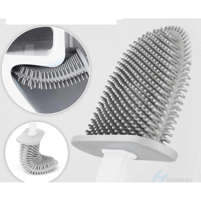 Hijyenik Klozet Temizleme Silikonu Esnek Fırça (4767)