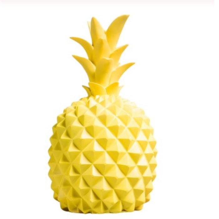 Ananas Şeklinde Desenli Büyük Boy Pilli Masa ve Gece Lambası (4767)