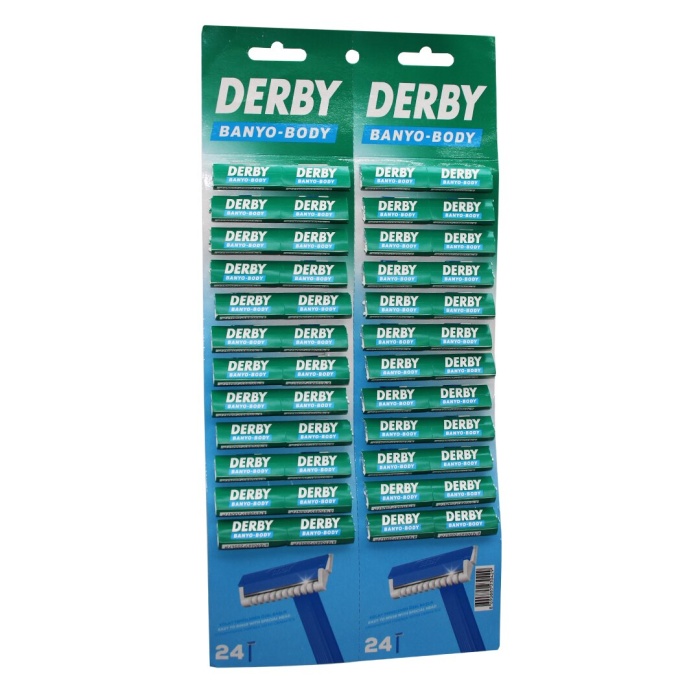 DERBY BANYO BODY TEK BIÇAK KARTELALI JİLET 48PCS (4767)