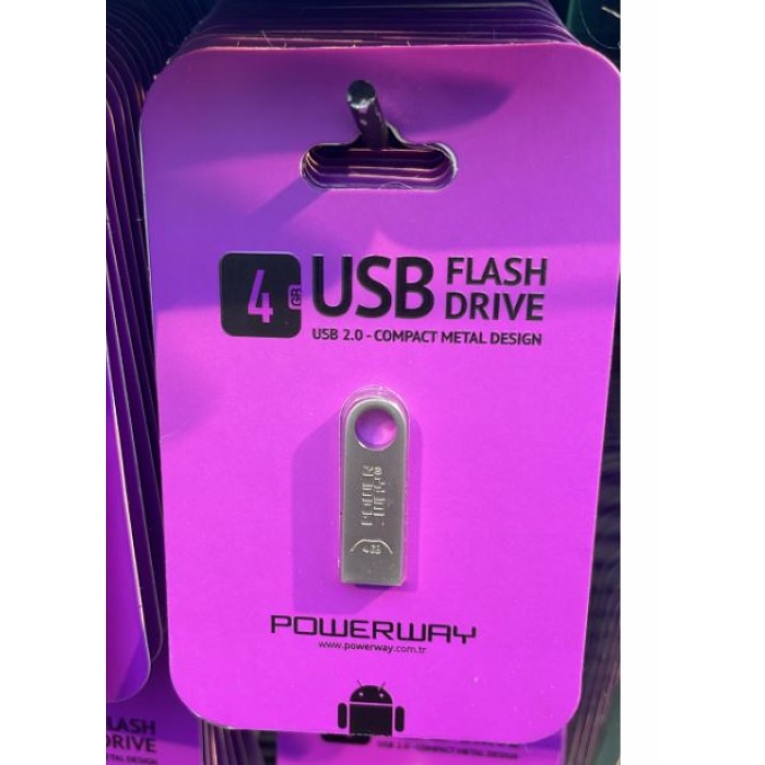 4 GB METAL USB FLASH BELLEK (4767)