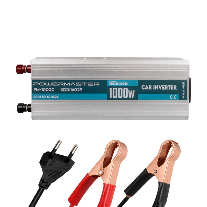 12 VOLT - 1000 WATT USBLİ ŞARJLI INVERTER (4767)