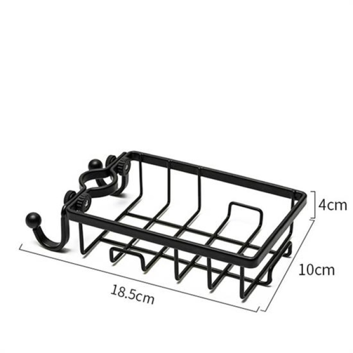 Paslanmaz Çelik Mutfak Banyo Musluğuna Sabitlenebilir Sabunluk (4767)