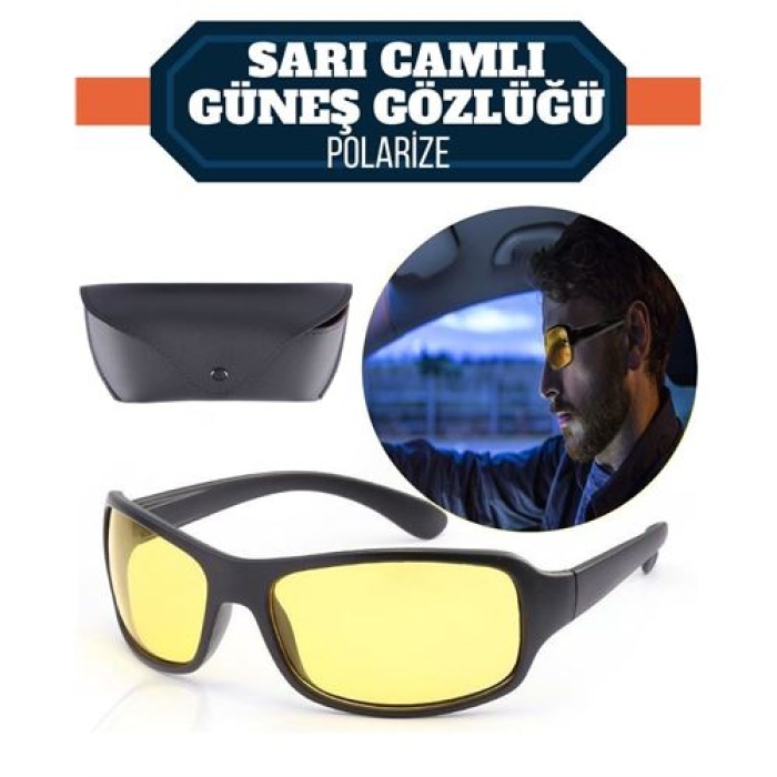 Turk Polarize UV400 Sarı Camlı Güneş Gözlüğü 714857