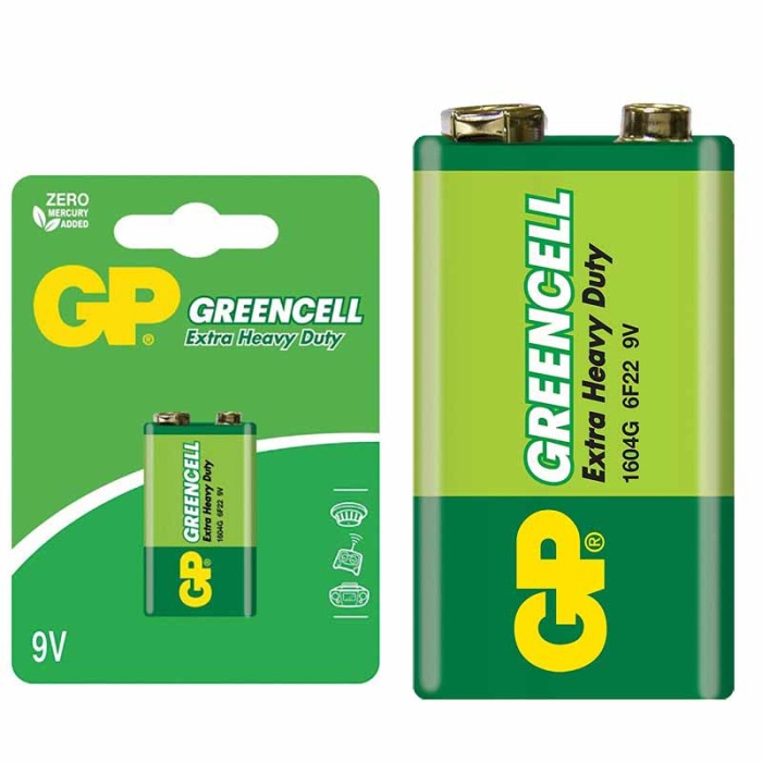 GP 1604GLF GREENCELL 9 VOLT BLİSTERLİ PİL TEKLİ FİYAT (4767)