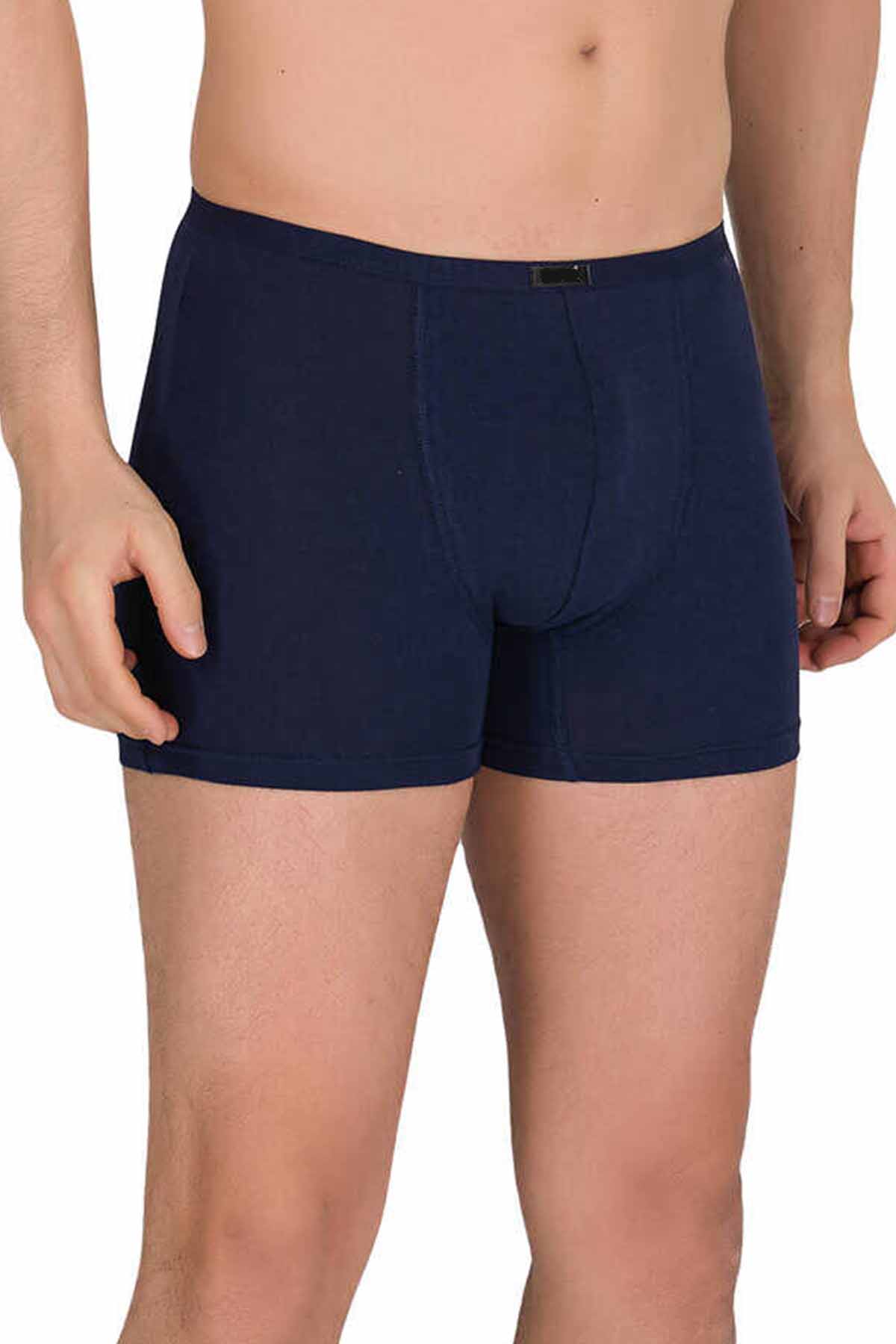 Erkek Modal Boxer Short Lacivert 4488B