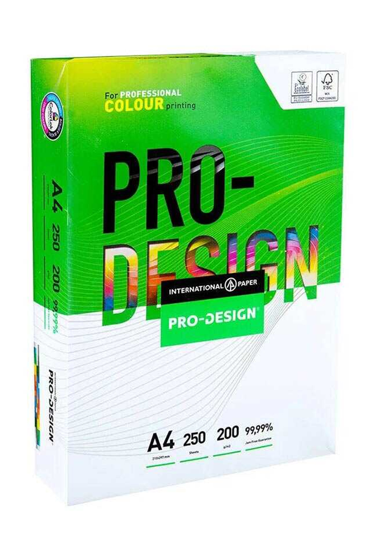 Pro-Design A4 250 gr 250 Yaprak Beyaz Fotokopi Kağıdı