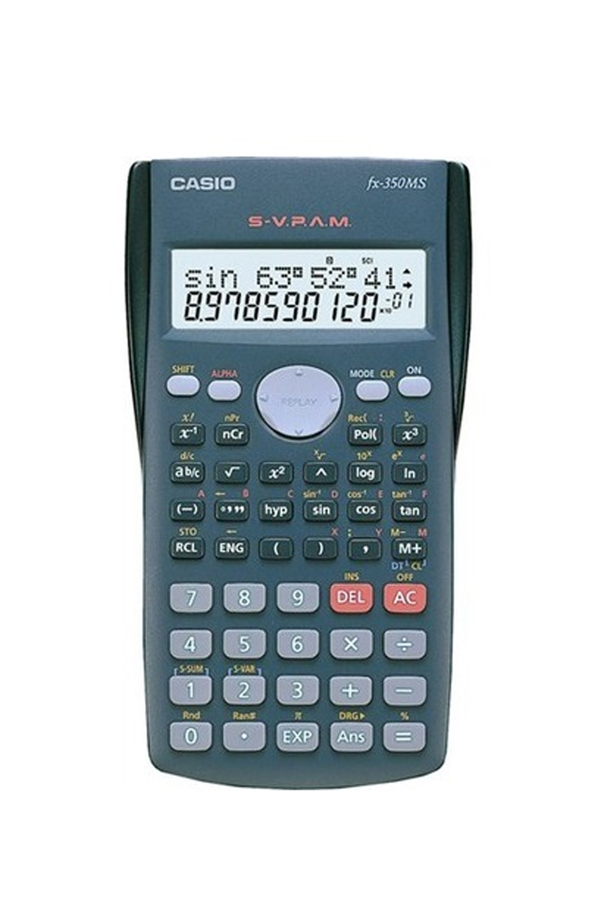 Casio Hesap Makinesi Fx-82Ms 10+2 Hane Pilli