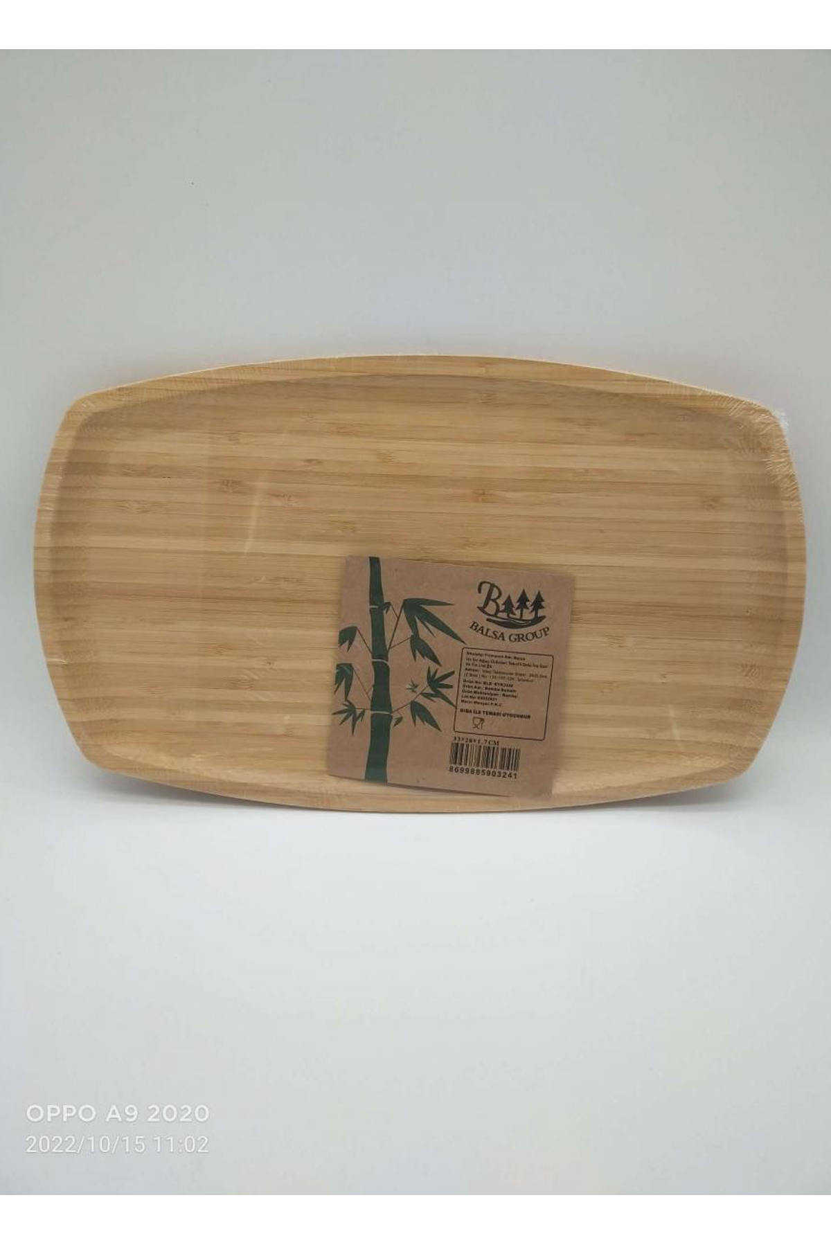 Bambu Kayık Sunum 33x20 Cm Turk-BLS KYK3320