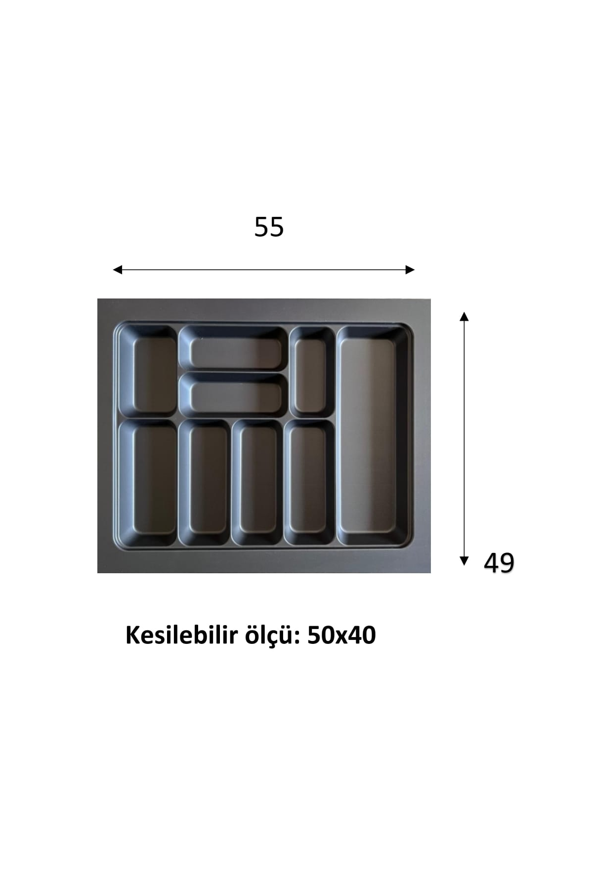 55x49 Eco Lüks Modüler Kaşıklık 20354