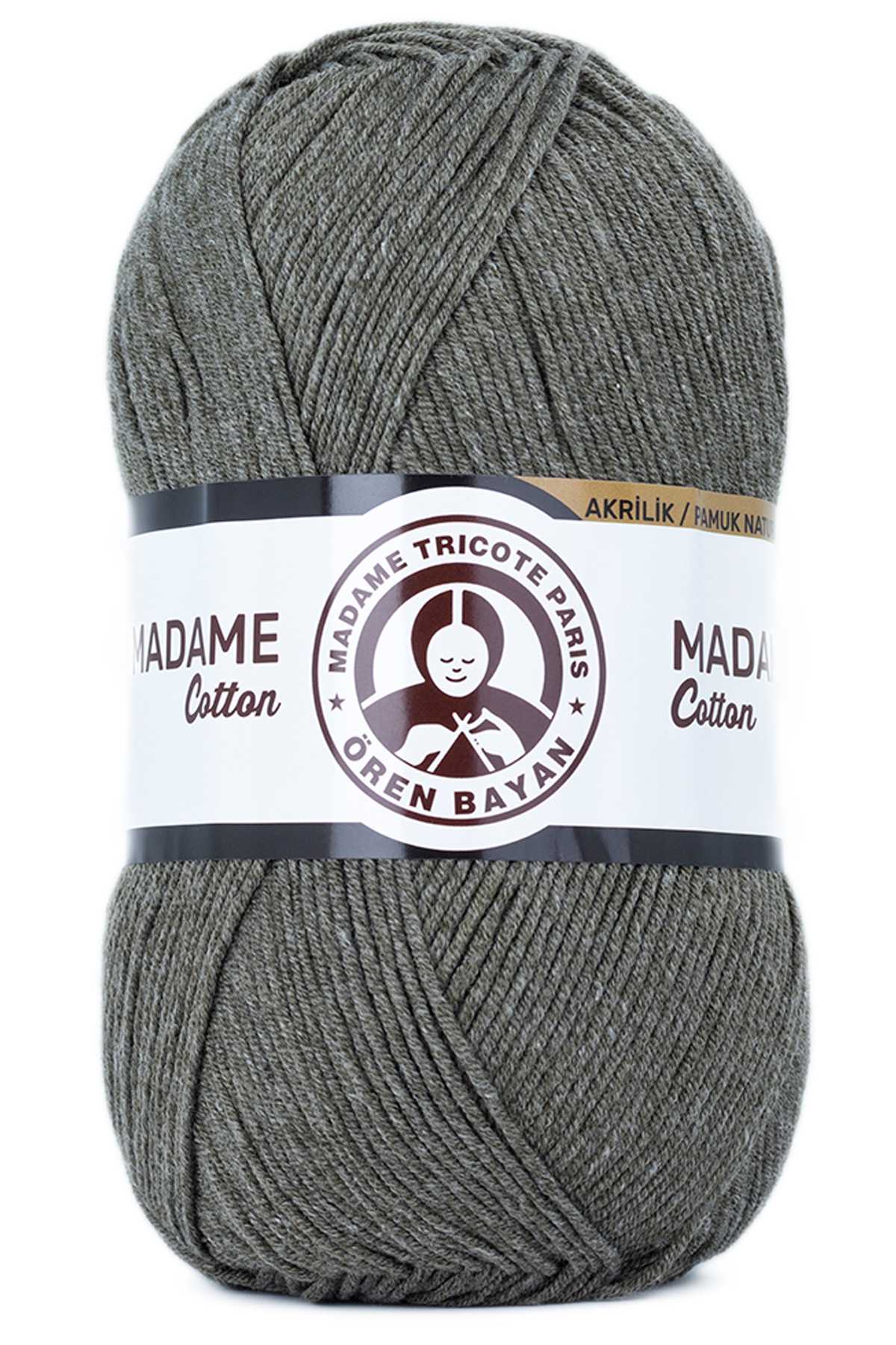 1 Adet Madame Cotton El Örgü İpi Yünü 100 gr 055 Yeşil