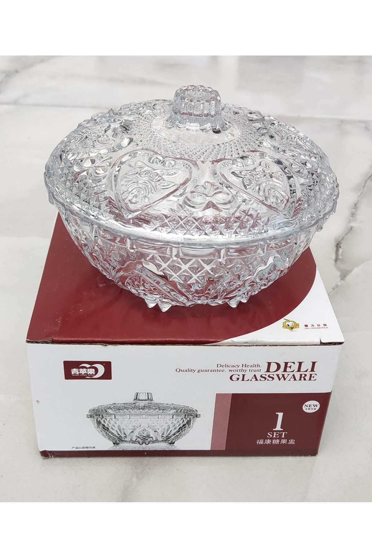 Cam Şekerlik Deli Glass Turk-Tg1060