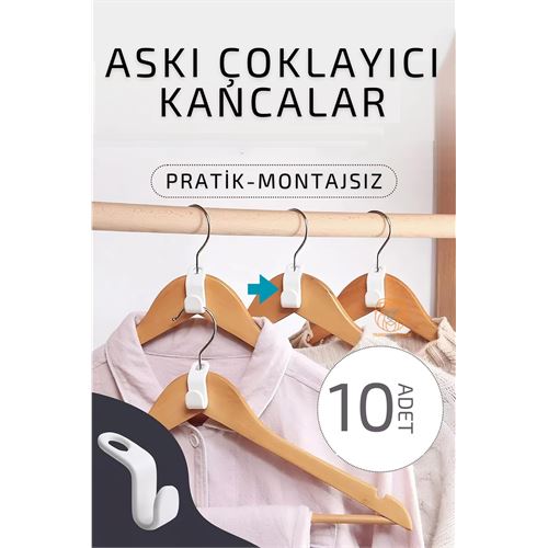 Askı Çoklayıcı Kanca 10 ADET