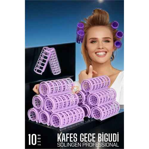 Kafes Gece Bigudisi 2.5 cm 10 Adet Solingen Professional