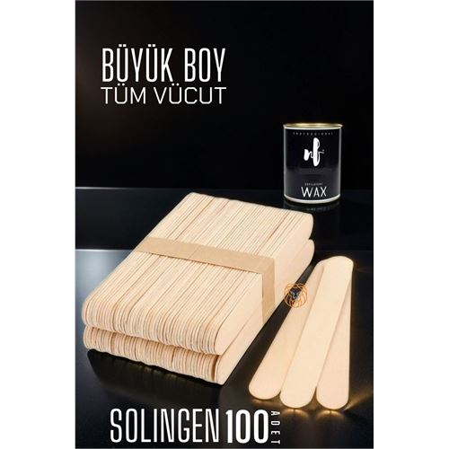  Ağda Spatulası Solingen BÜYÜK BOY 100 ADET