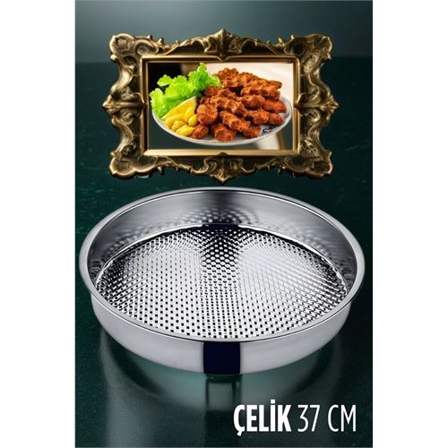 Çiğköfte Tepsisi Çelik 37 cm