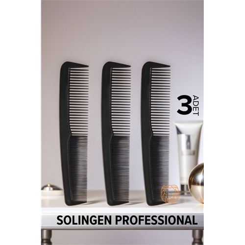 Erkek Cep Tarağı 12 Cm 3 ADET Solingen ProfessionaL