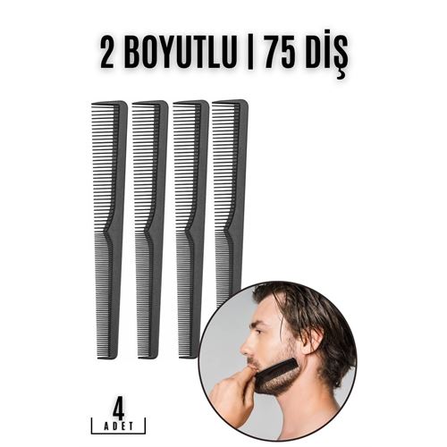 Sakal Bıyık Saç Tarağı 4 lü SET Jess Design