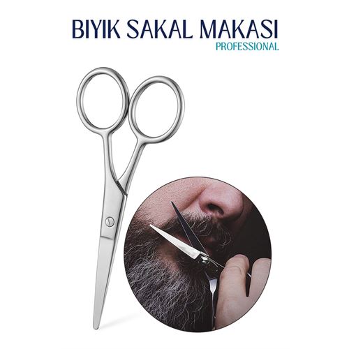 Bıyık Sakal Düzeltme Makası 12 cm Biagio Bianchi Design