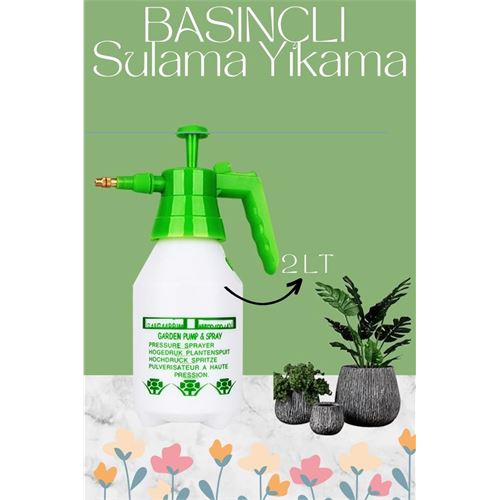 J.Royal 2 Lt Basınçlı Sulama Yıkama Sprey Şişesi