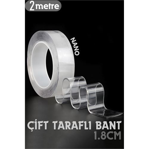 2 Metre Çift Taraflı Yapıştırıcı Bant Çivisiz Montaj