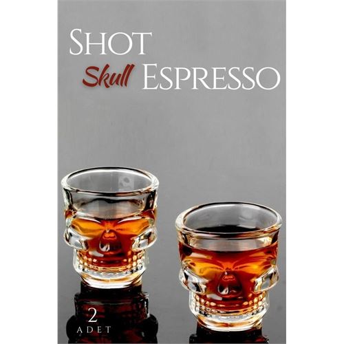 2 Adet Kurukafa Shot ve Espresso Bardağı