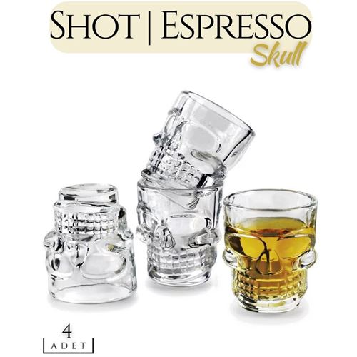 4 Adet Skill Shot ve Espresso Bardağı