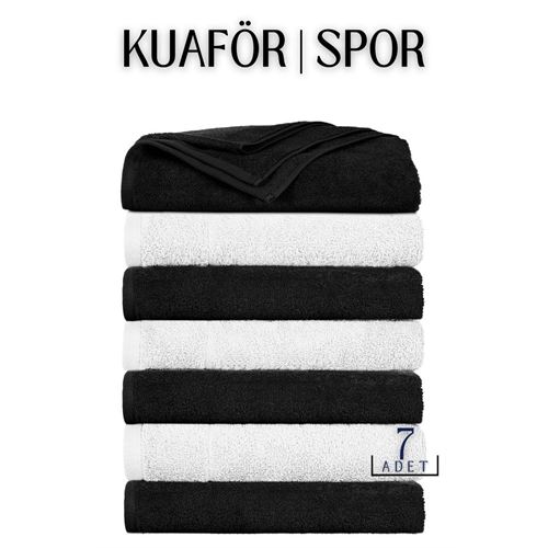 Kuaför Spor Havlusu Mikrofiber 7 li SET