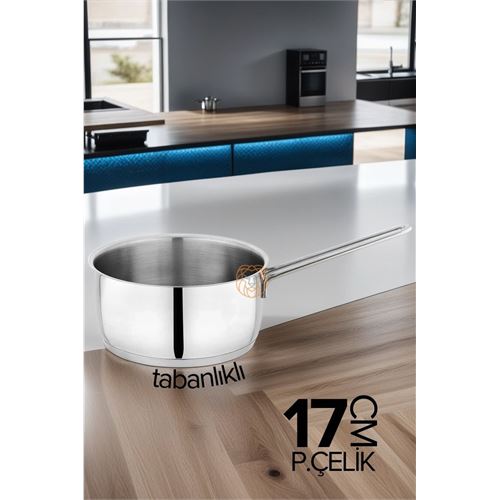 Tabanlıklı 430 Çelik 17 cm Kaçerola Sole Design