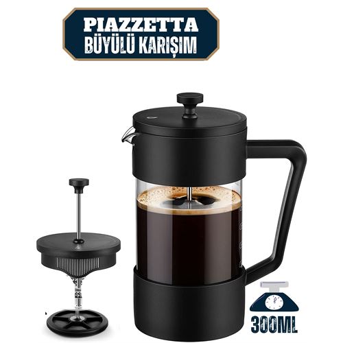 French Press 300 Ml  Piazzetta Büyülü Karışım