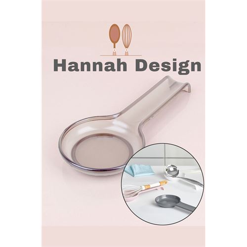 Kepçe Kaşık Altlığı ŞEFFAF Hannah Design