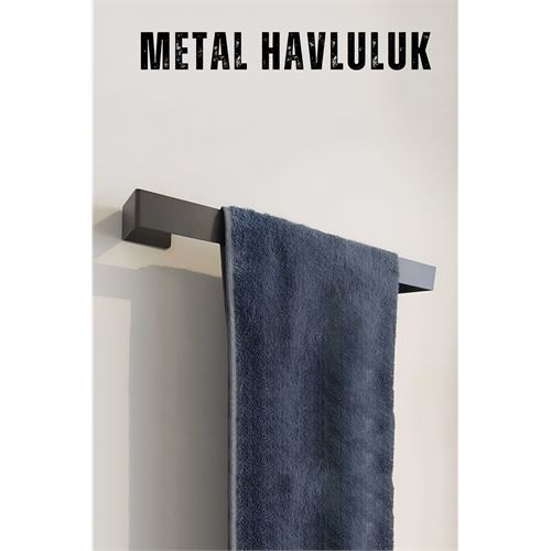 4 ADET Havlu Tutucu Metal 720747 Toptan Paket