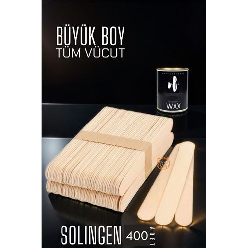 4 ADET Ağda Spatulası Solingen BÜYÜK BOY 100 ADET 719550 Toptan Paket