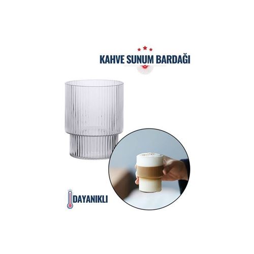 4 ADET Kokteyl Sunum Bardağı Sıcak Soğuk P.paronetto Design 718159 Toptan Paket