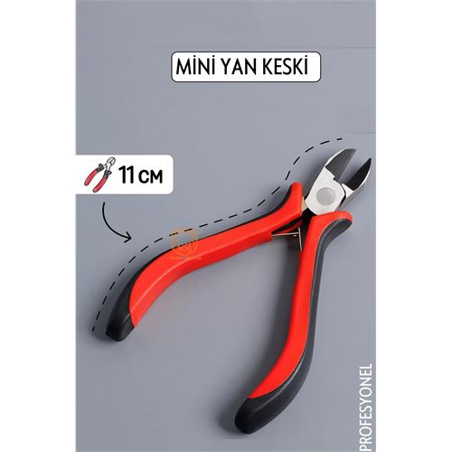 4 ADET Profesyonel Mini Yan Keski 11 Cm 426977 Toptan Paket