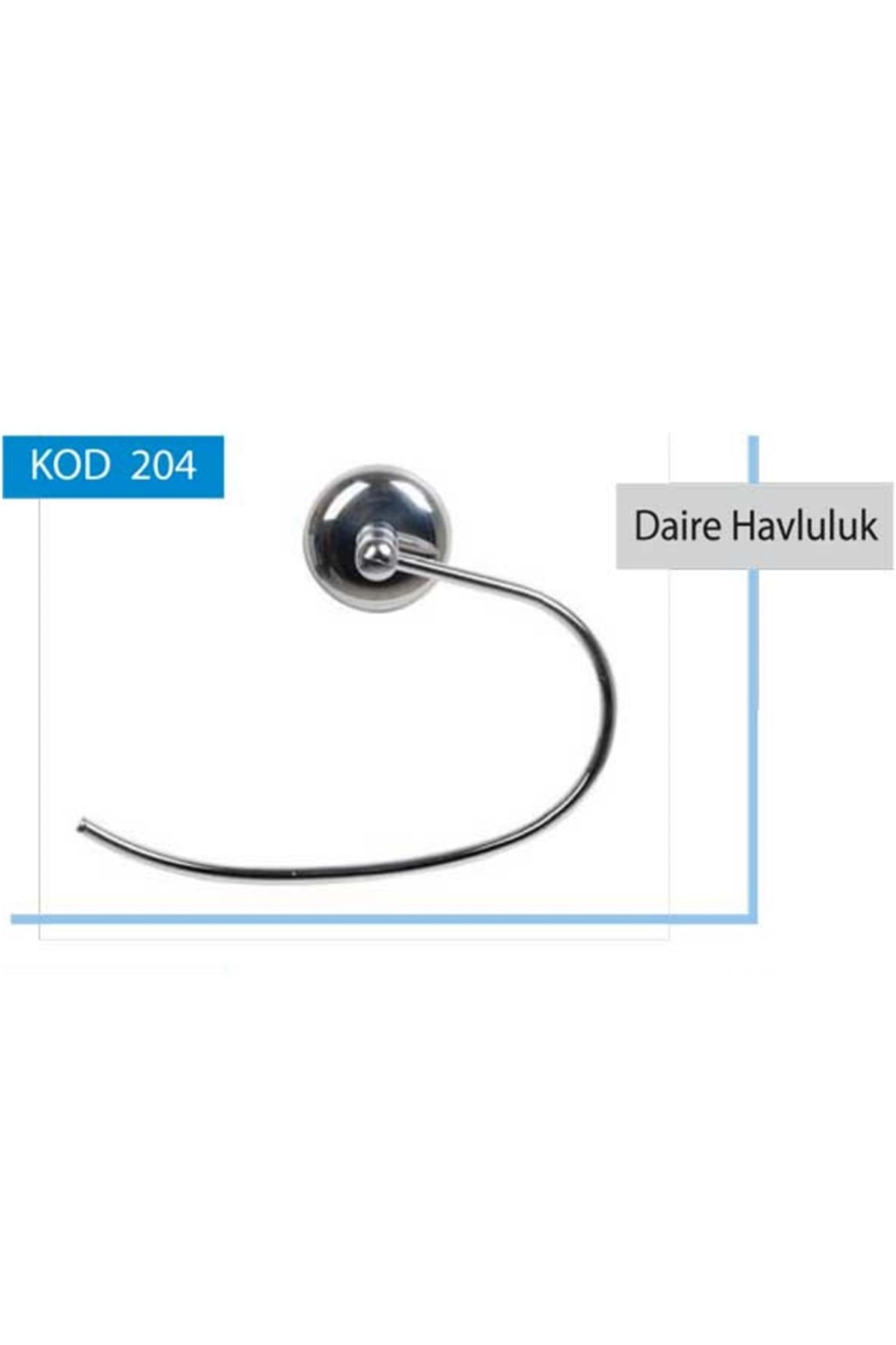 Daire Metal Havluluk Turk-TAÇ204