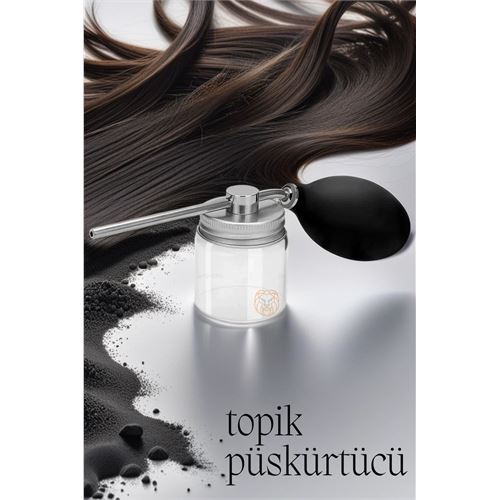 Turk 4 ADET Saç Topik Pudra Püskürtme Şişesi 719593 Toptan Paket