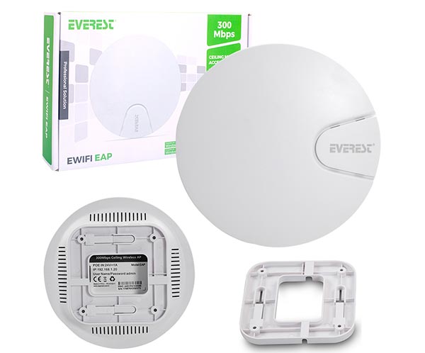 EWIFI EAP 300 MBPS 11N 2.4GHZ TAVAN ACCESS POINT ROUTER (4767)