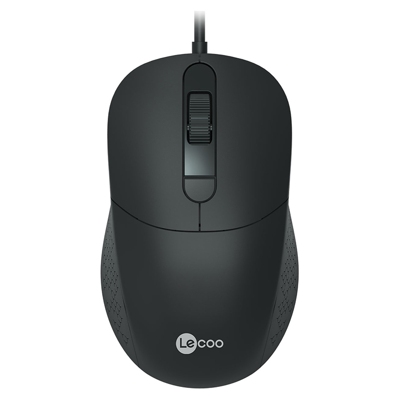 LECOO MS102 800/1200/1600 DPI 4 TUŞLU USB KABLOLU OPTİK MOUSE (4767)