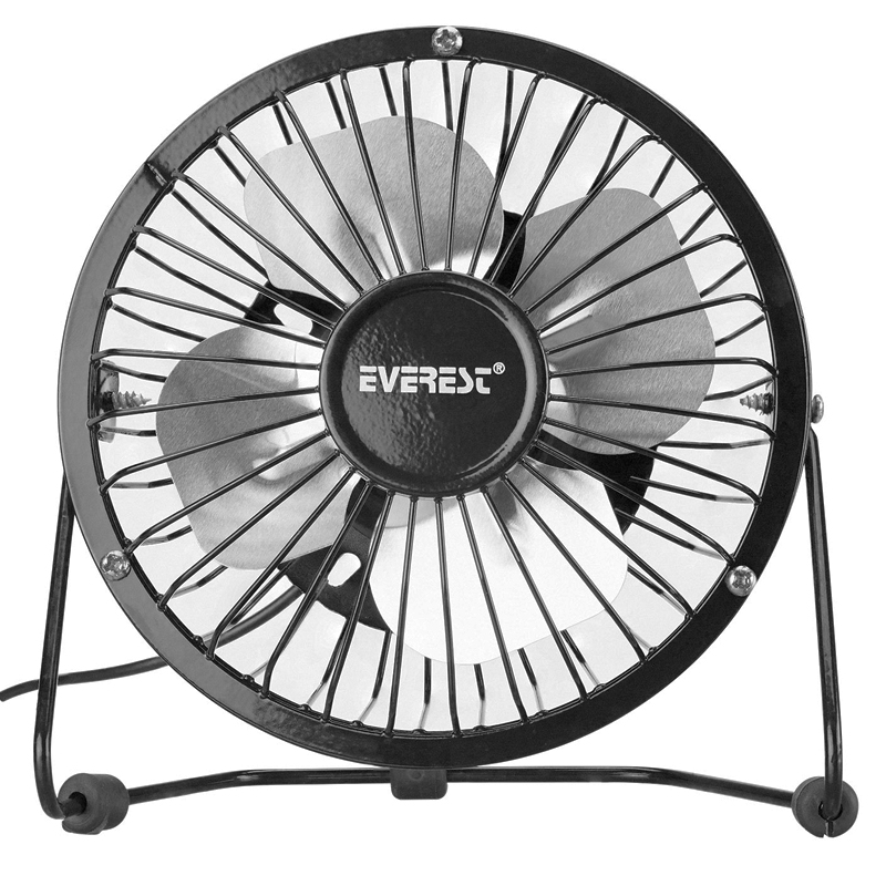 EVEREST EFN-482 MASAÜSTÜ METAL SİYAH FAN (4767)