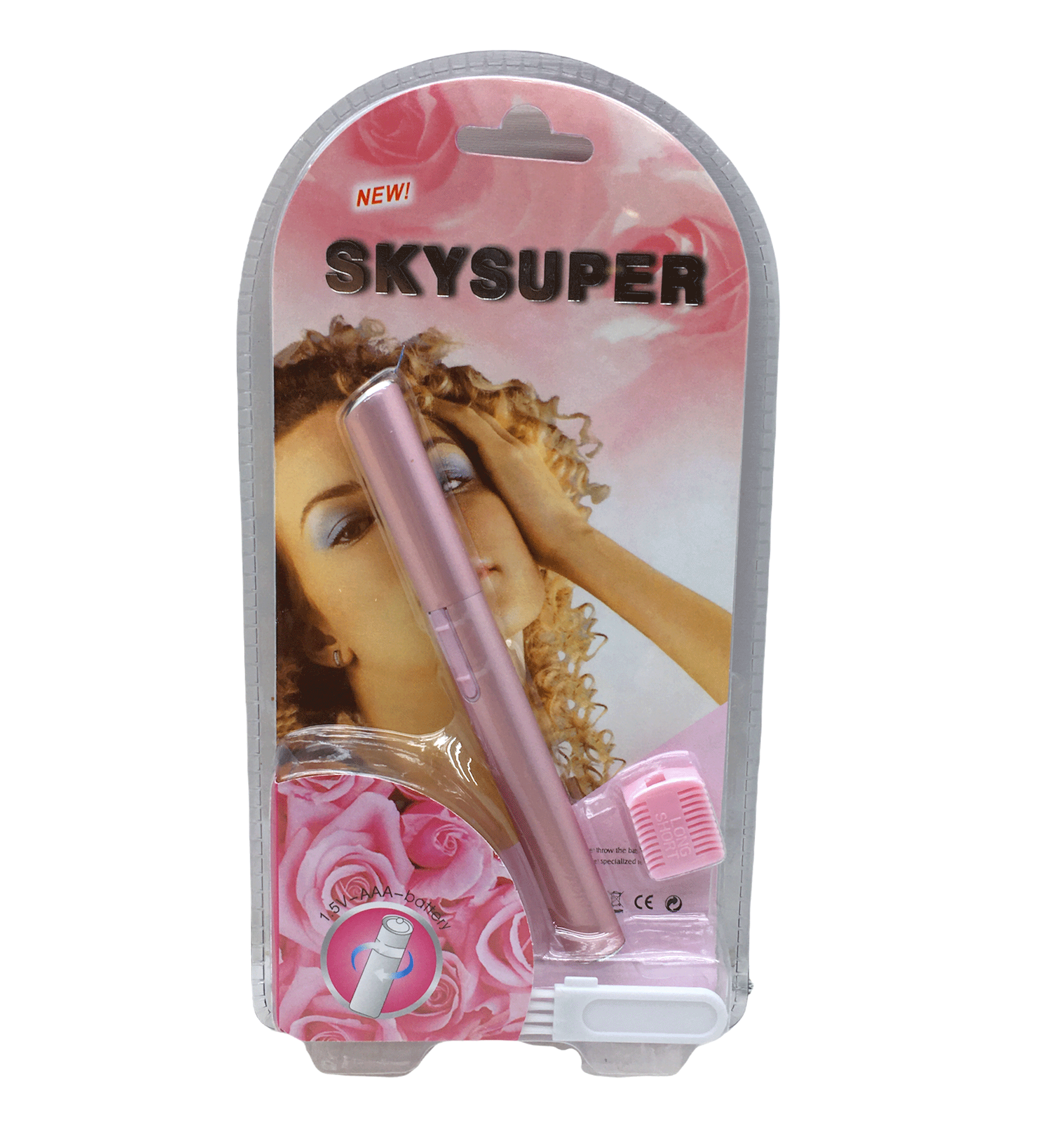 SKYSUPER PEMBE PİLLİ YANAK KIL ALMA MAKİNASI (4767)