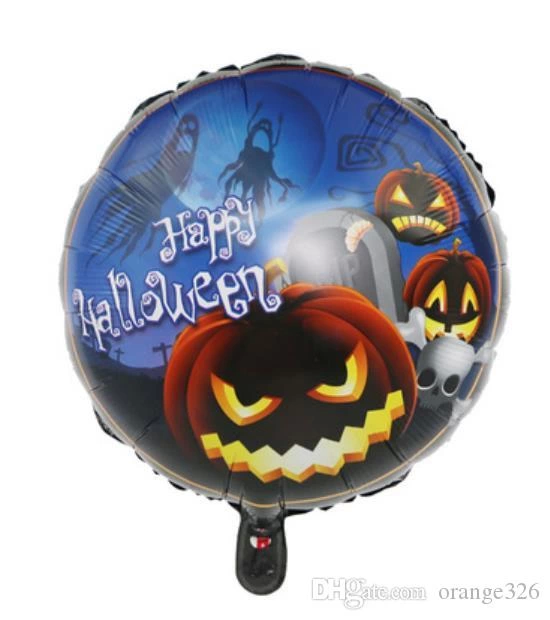 Happy Halloween Balkabağı Folyo Balon 18 İnç