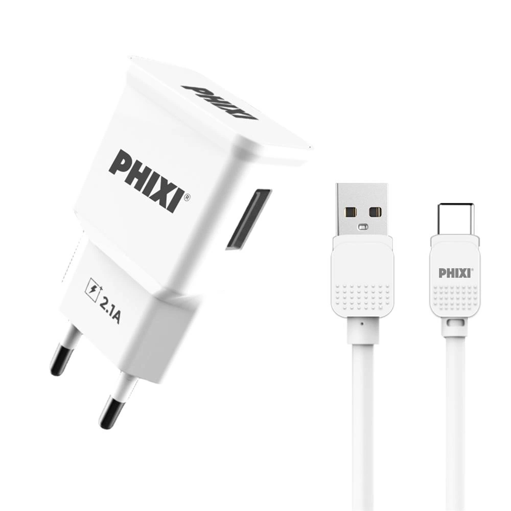 Pch201t Basic 2.1a Type-c Usb Kablolu Şarj Cihazı