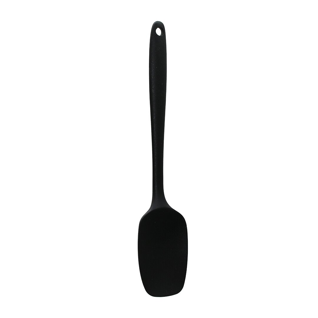 SİYAH ORTABOY SİLİKON SPATULA 27CM (4767)