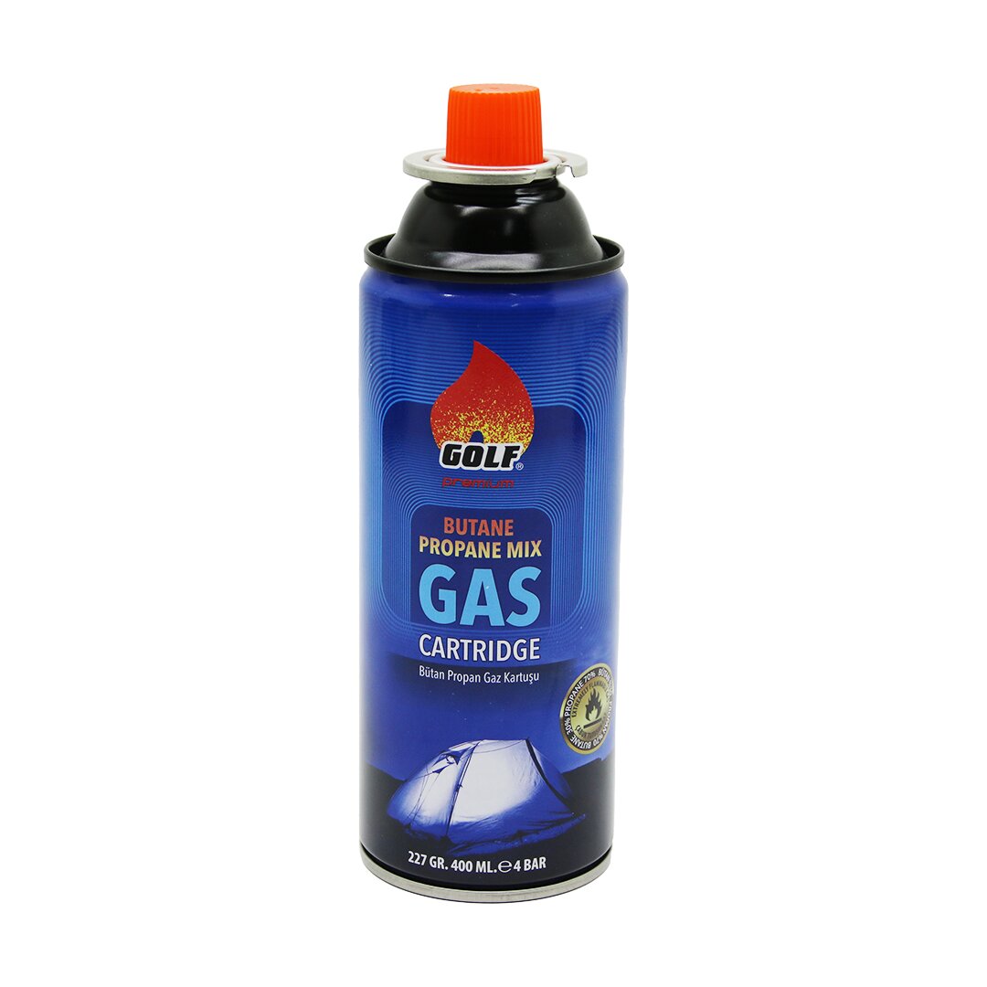 GOLF GAS PREMİUM BUTANE PROPANE MIX UZUN GAZ KARTUŞU 227GR/400ML (4767)