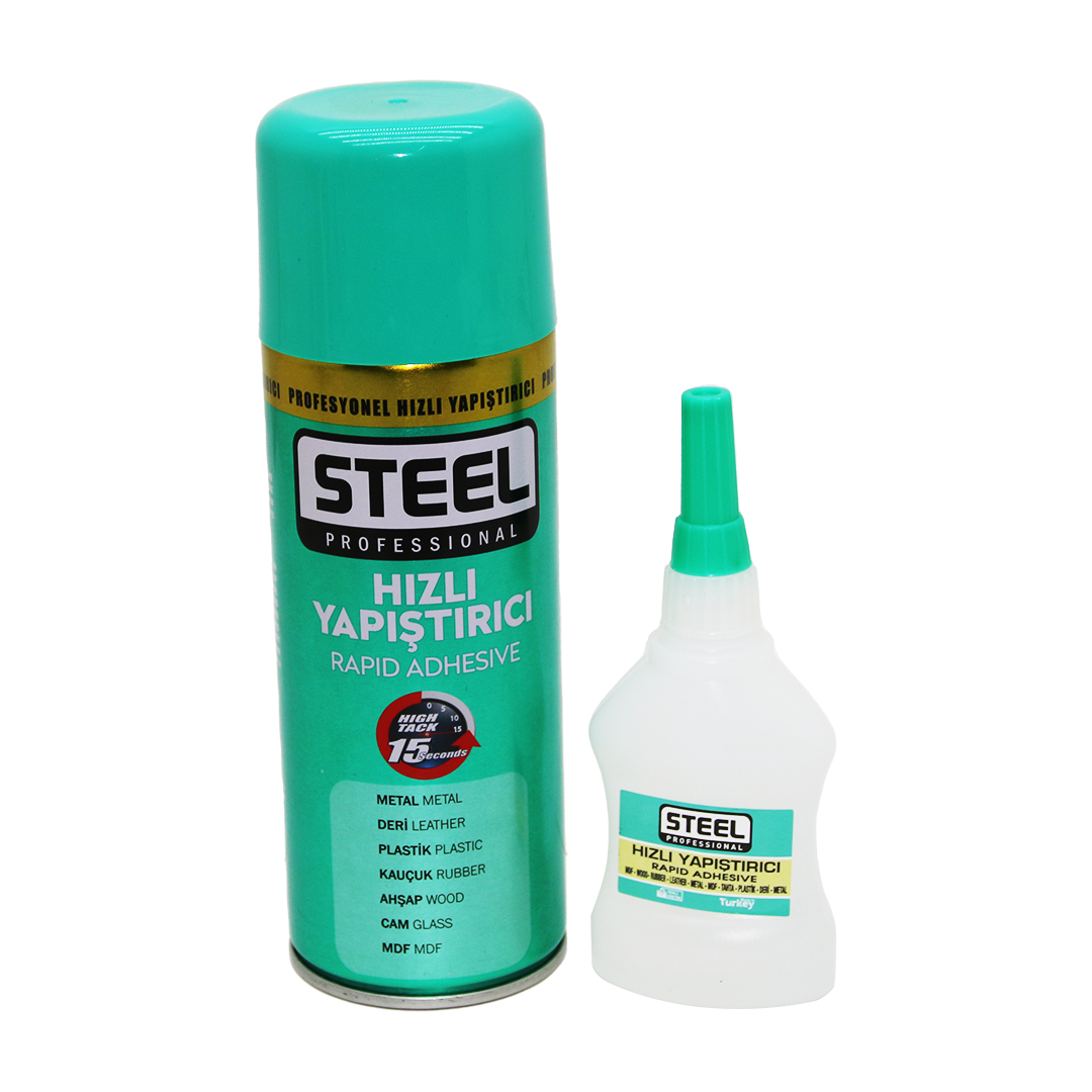 STEEL 400ML+60GR BÜYÜK HIZLI YAPIŞTIRICI (4767)