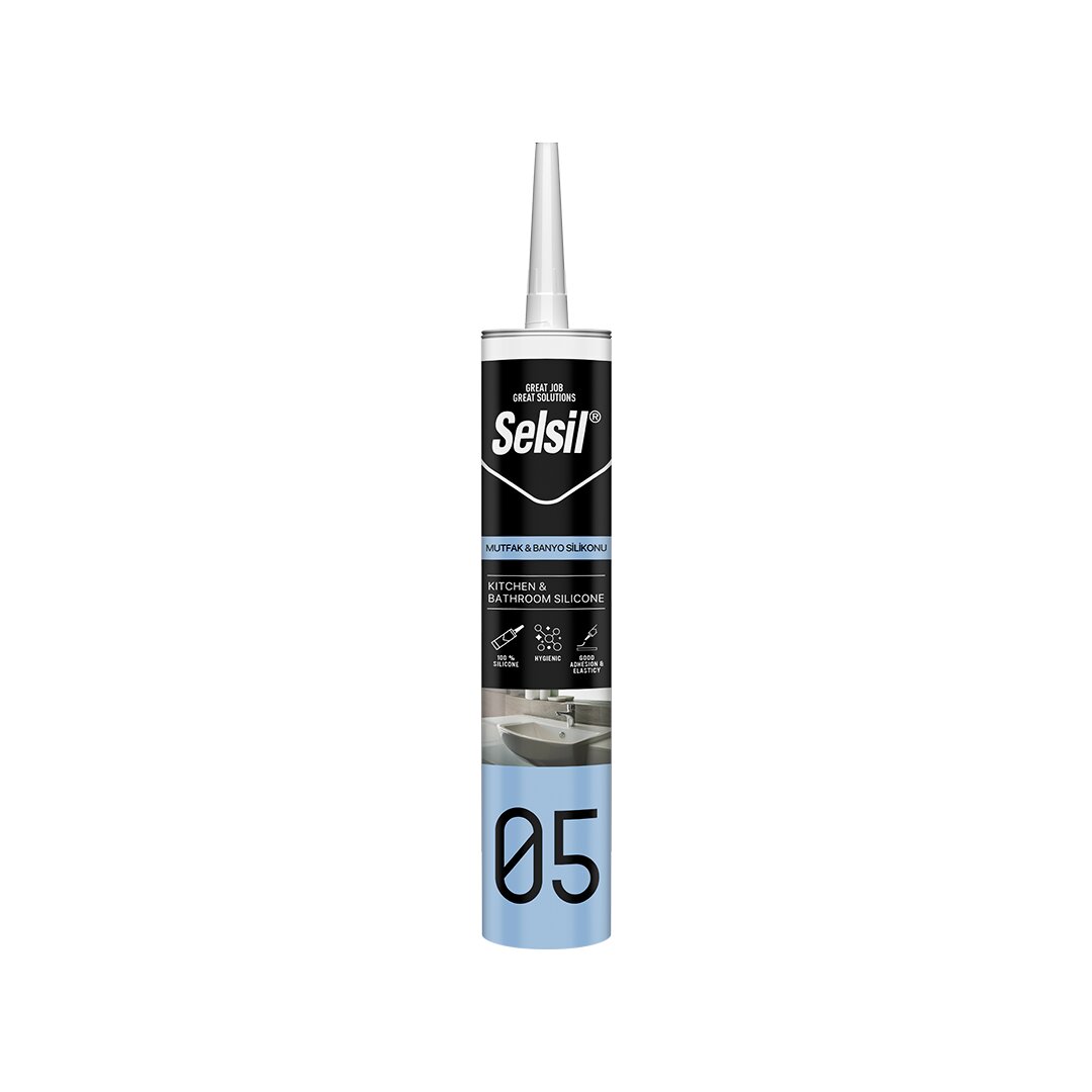 SELSİL 05 ŞEFFAF MUTFAK VE BANYO SİLİKON 280ML (4767)