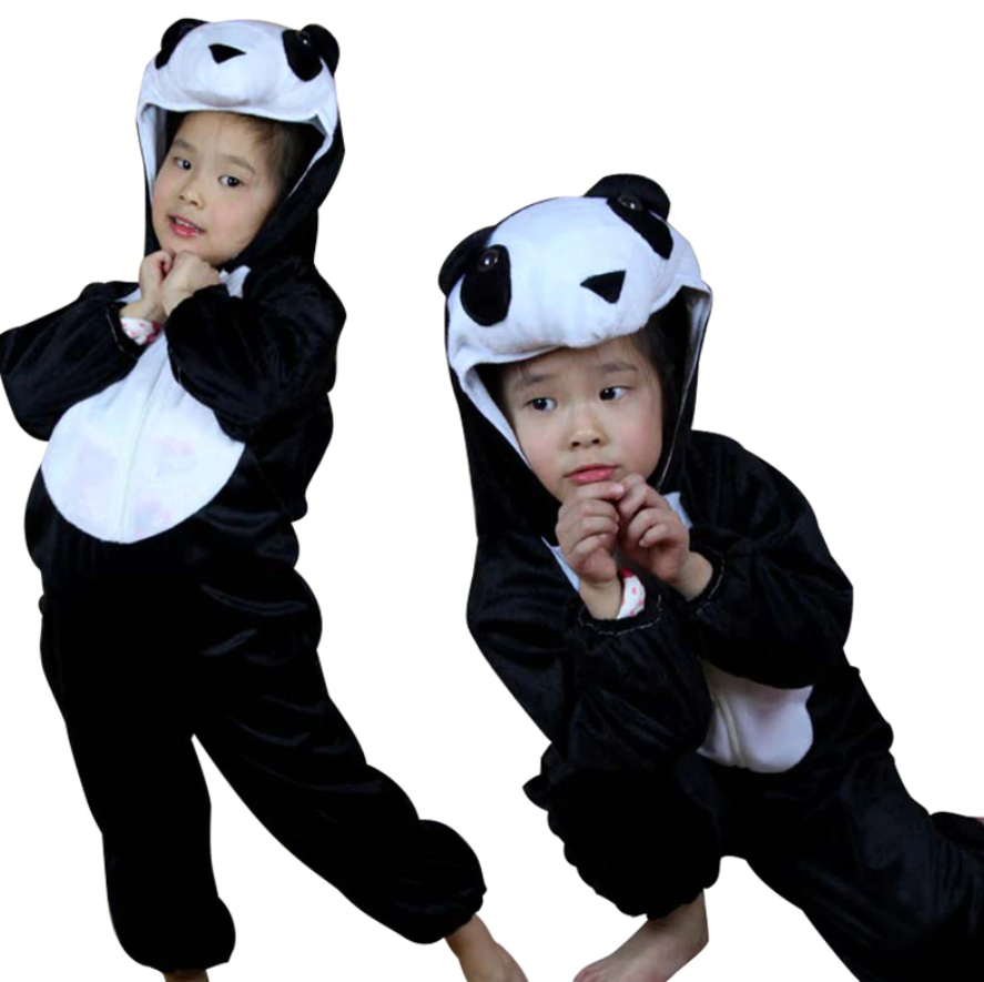 Çocuk Panda Kostümü 6-7 Yaş 120 cm (4767)